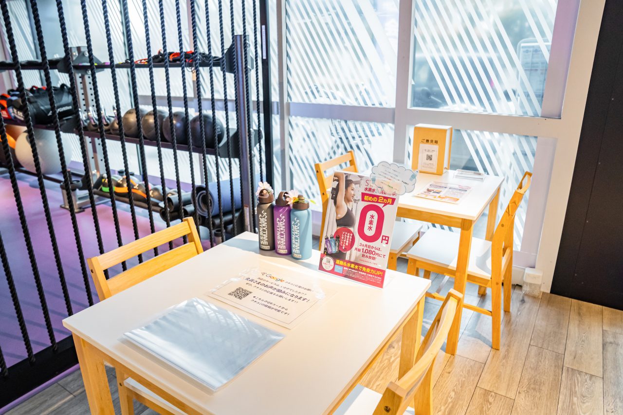 エニタイムフィットネス 奈良天理店：ゲストロビー