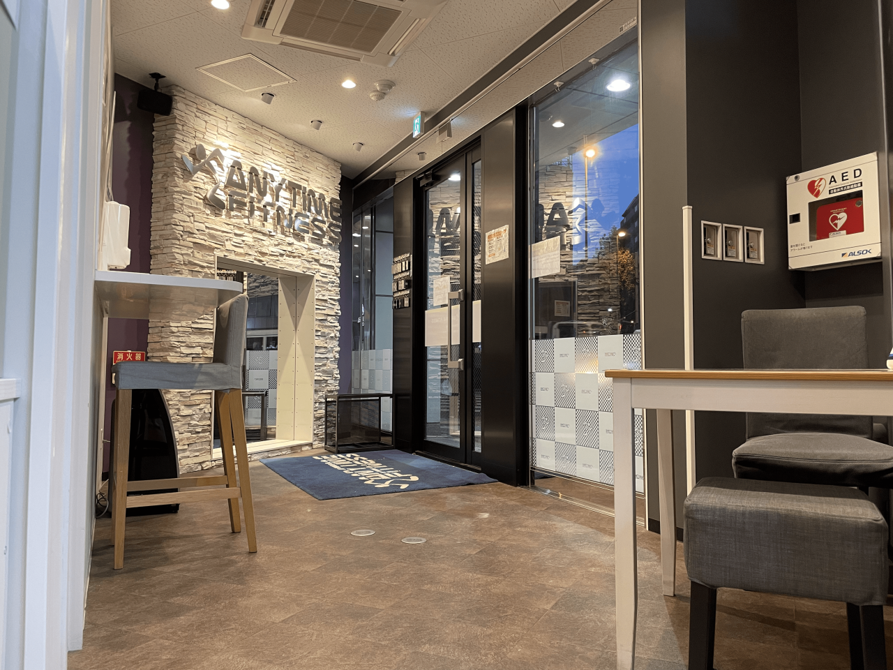 エニタイムフィットネス 蔵前店:エントランス