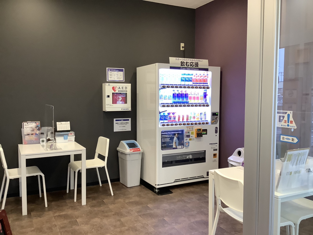 エニタイムフィットネス 盛岡みたけ店：ゲストロビー
