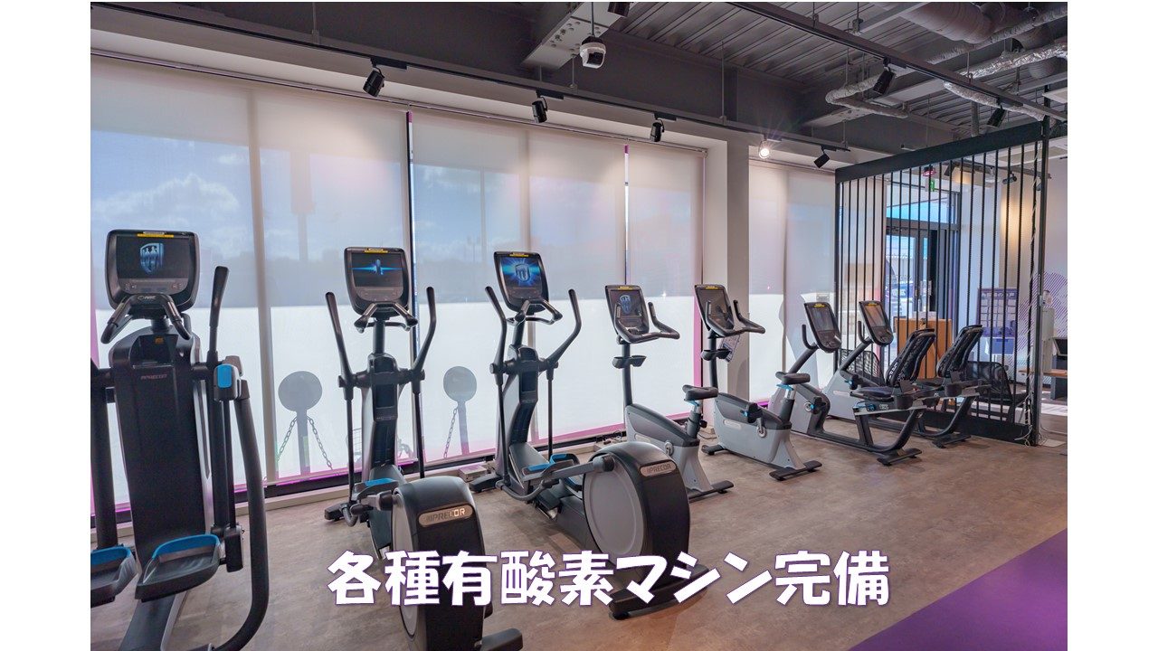 エニタイムフィットネス 春日井庄名店:有酸素マシンエリア