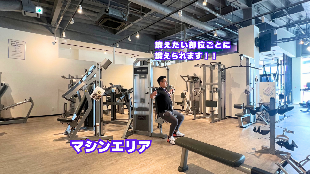 エニタイムフィットネス 金沢神谷内店:マシンエリア