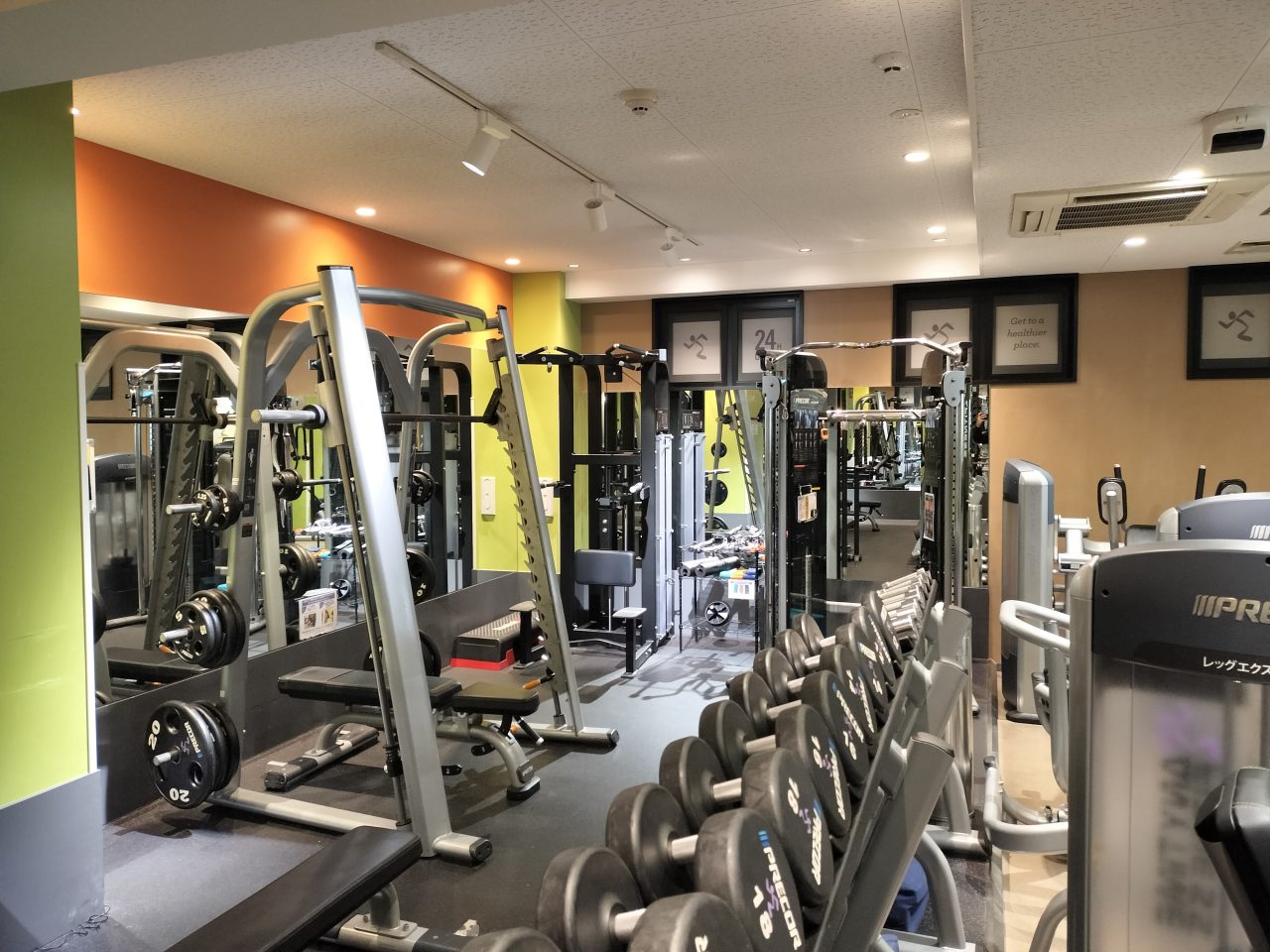 エニタイムフィットネス 大森町店：フリーウェイトエリア