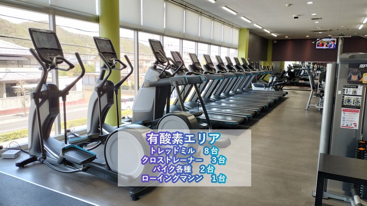 エニタイムフィットネス 岐阜長森店:有酸素マシンエリア