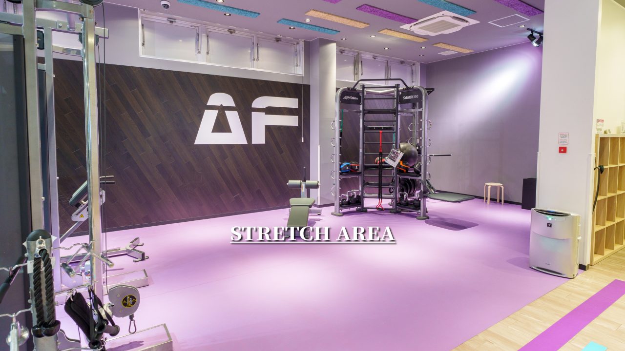 エニタイムフィットネス 守山店：ストレッチエリア