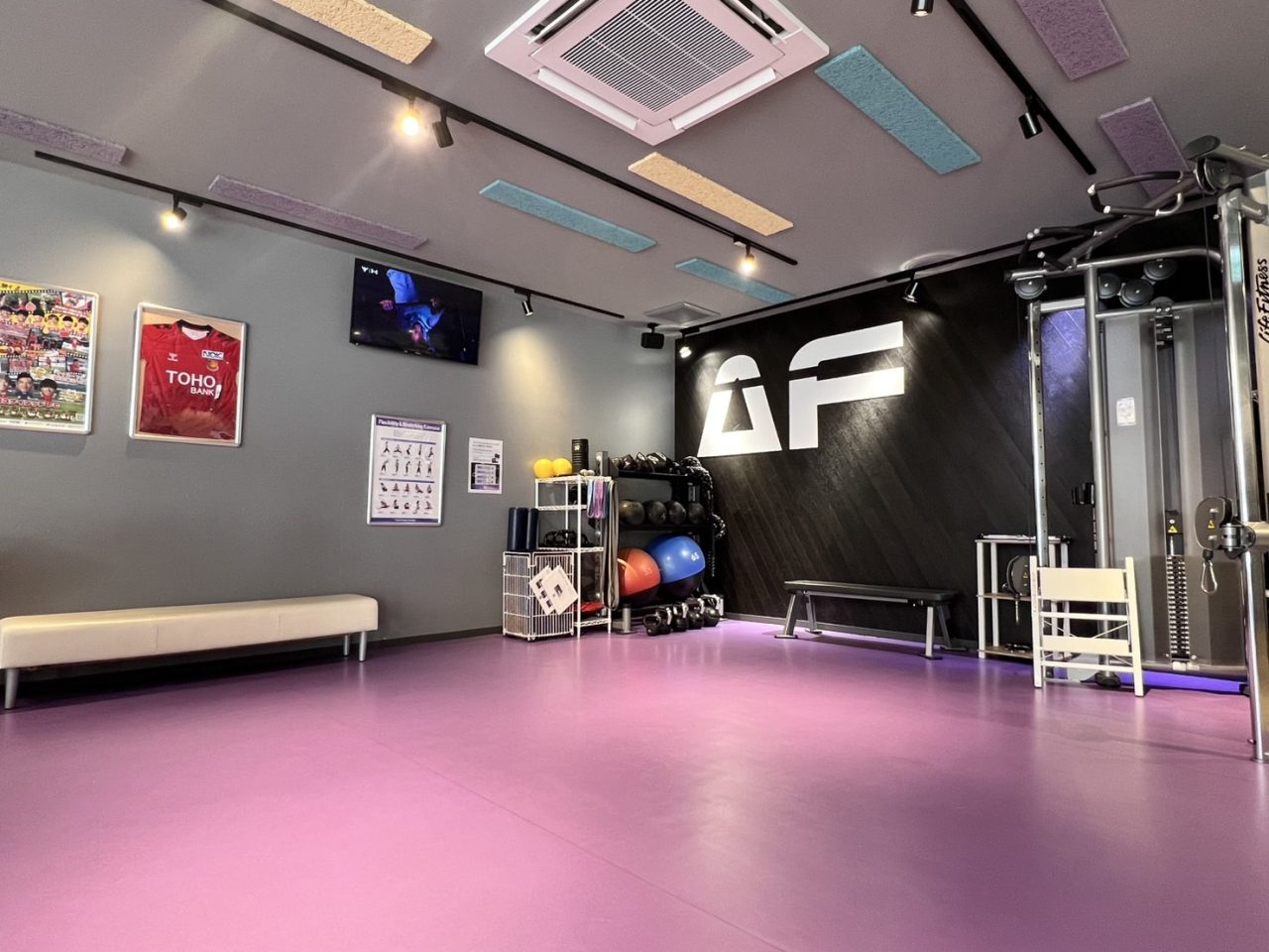 エニタイムフィットネス 伊達店:ストレッチエリア