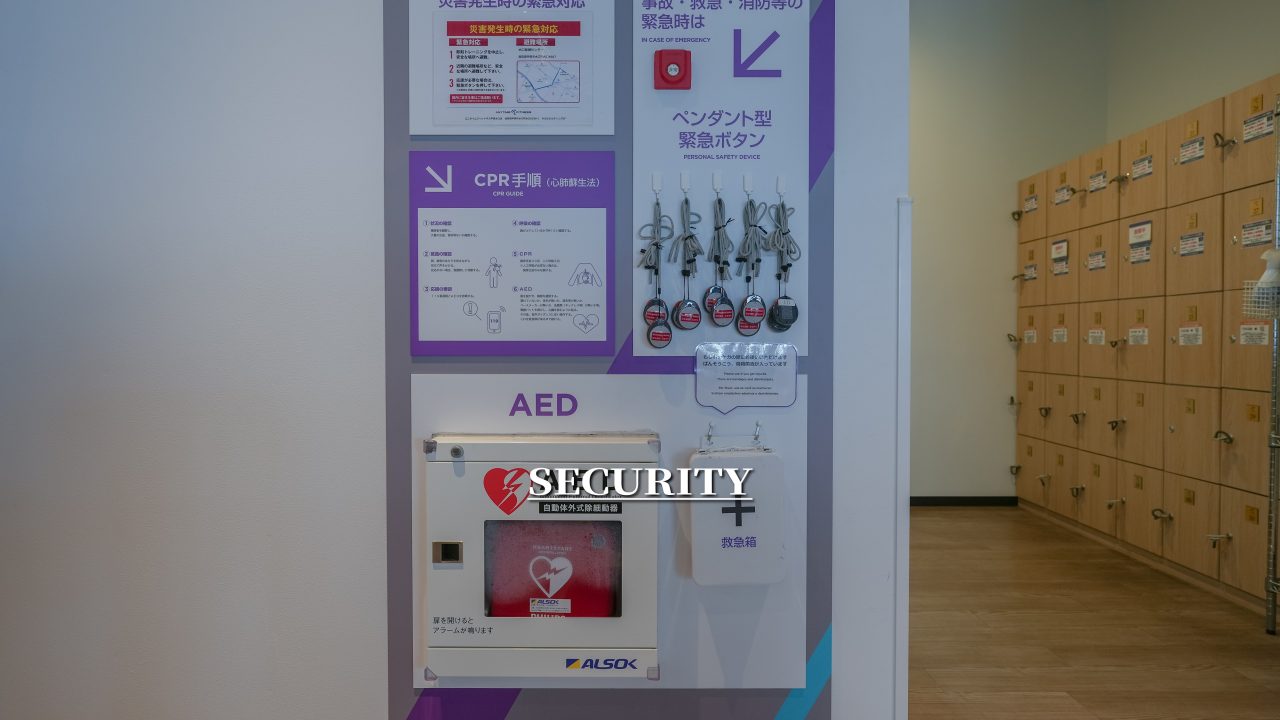 エニタイムフィットネス 甲賀水口店：セキュリティー設備