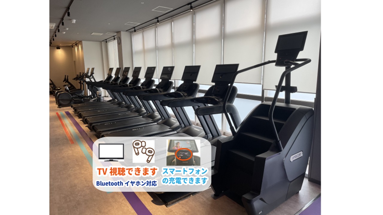 エニタイムフィットネス 三郷店:有酸素マシンエリア