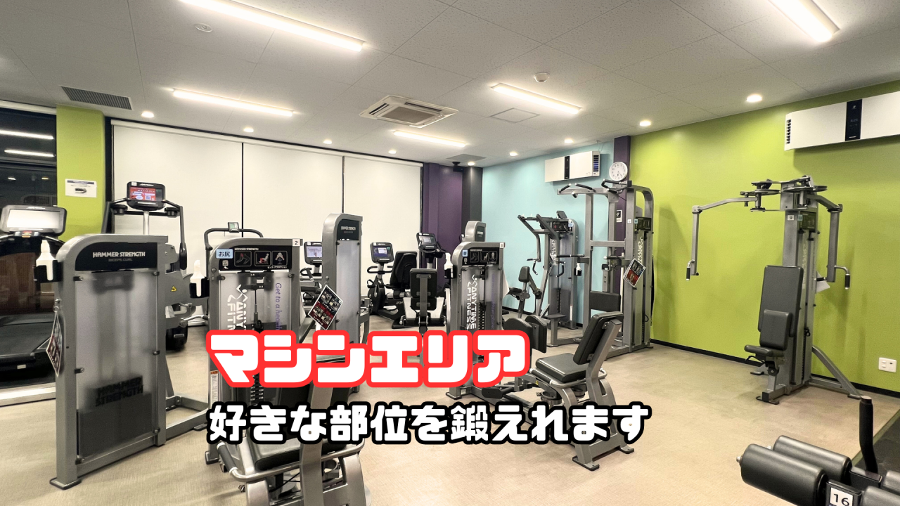 エニタイムフィットネス 高岡京田店：マシンエリア