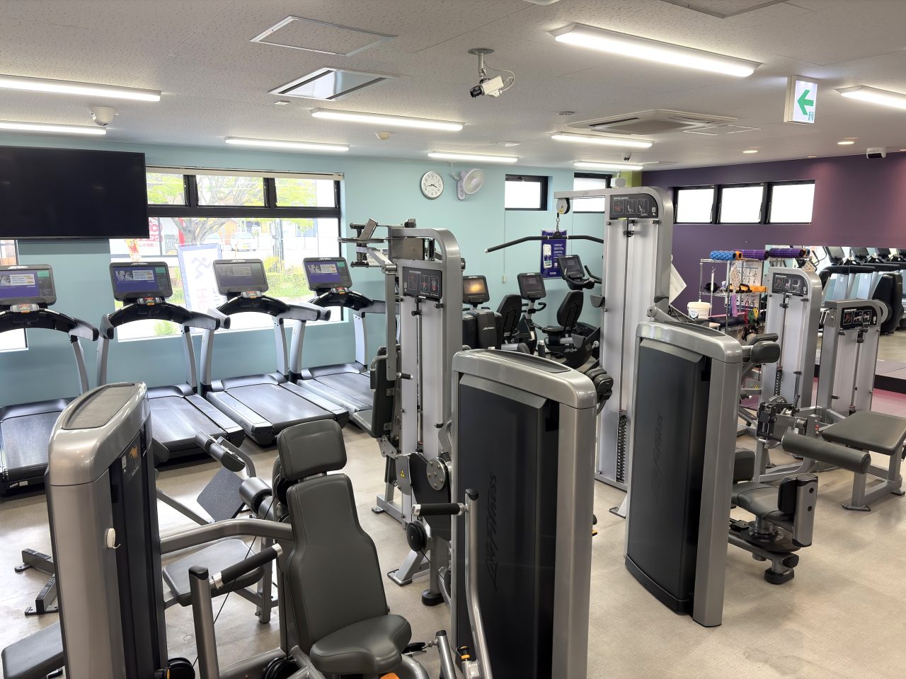 エニタイムフィットネス くりえいと宗像店:マシンエリア