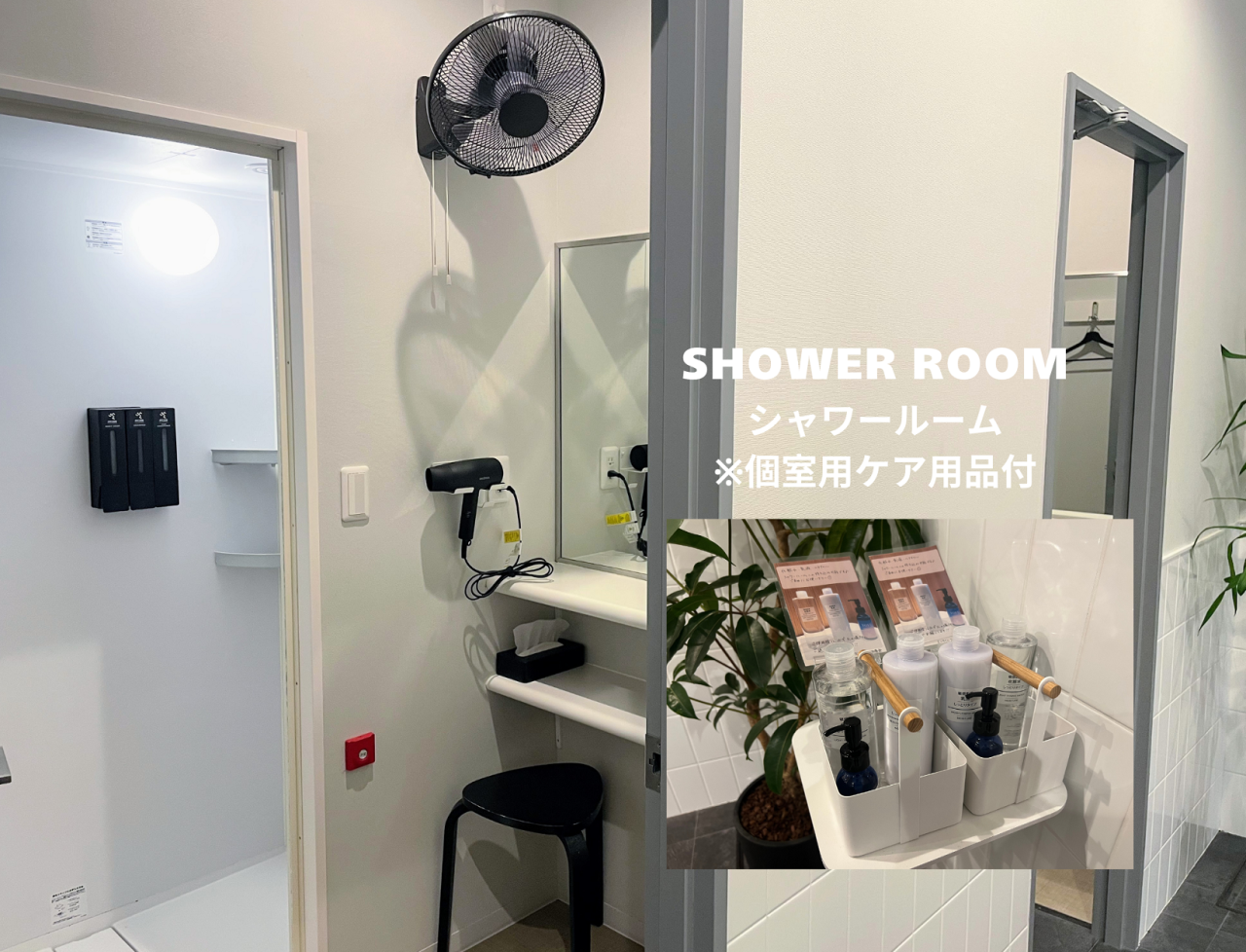 エニタイムフィットネス 名古屋栄店:シャワールーム