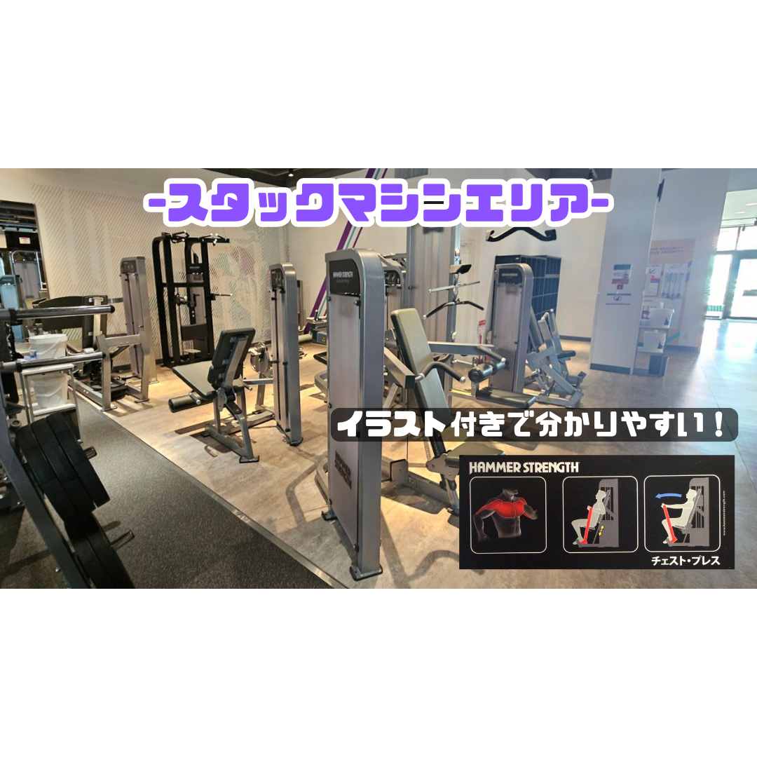 エニタイムフィットネス 岐阜恵那店:スタックマシンエリア
