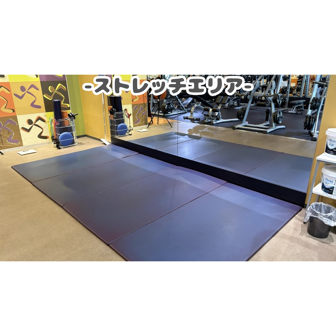 エニタイムフィットネス 小牧郷中店:ストレッチエリア