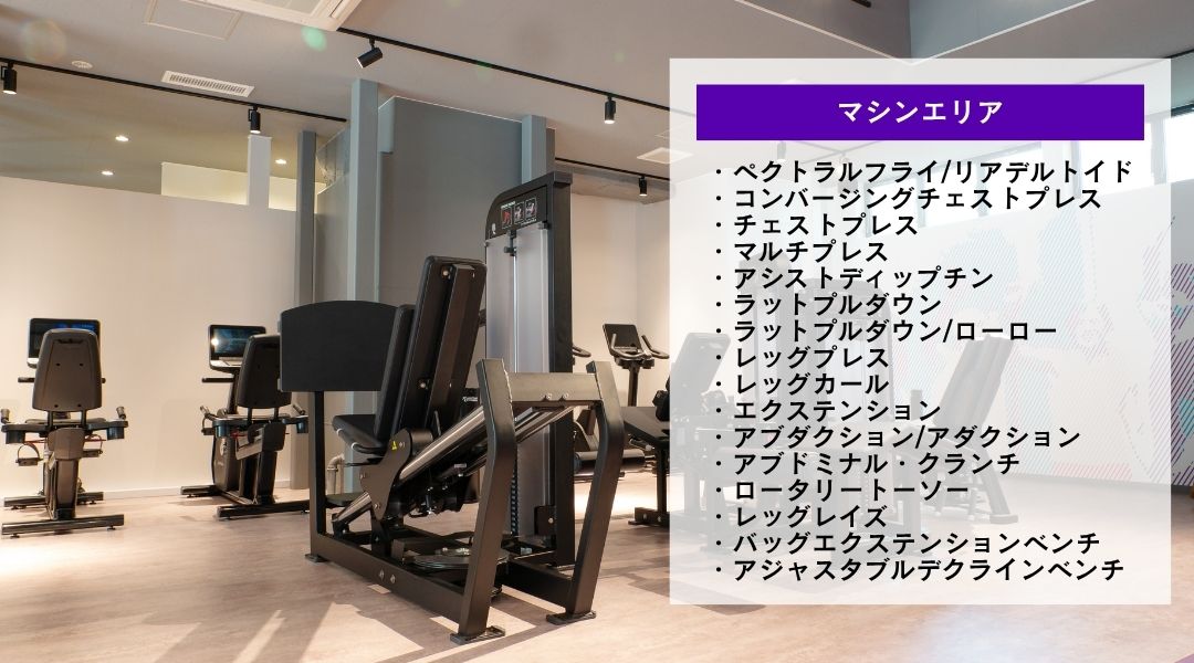 エニタイムフィットネス 今宮戎店：マシンエリア