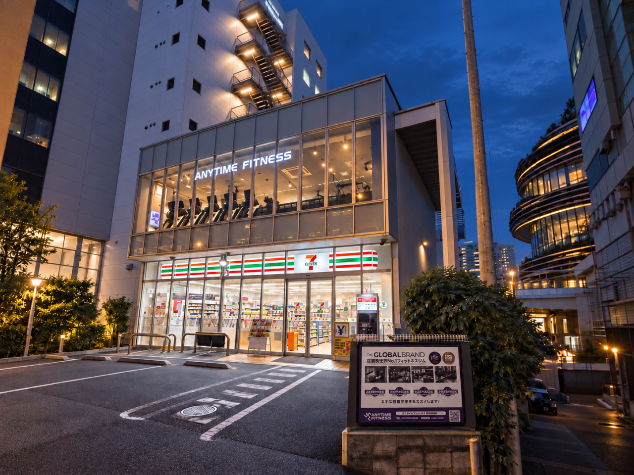 エニタイムフィットネス 泉岳寺駅前店：外観